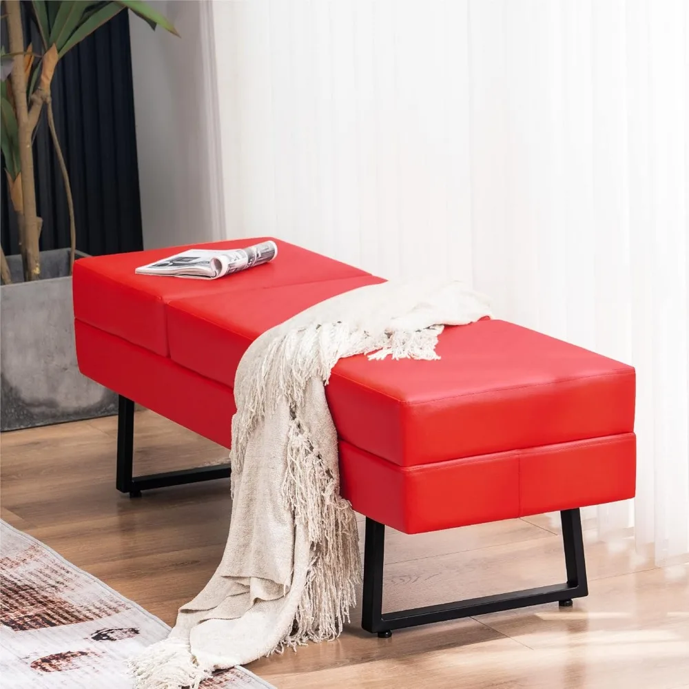 Gestoffeerde lobbystoelen voor salon, vergaderruimte 7008 (rood)