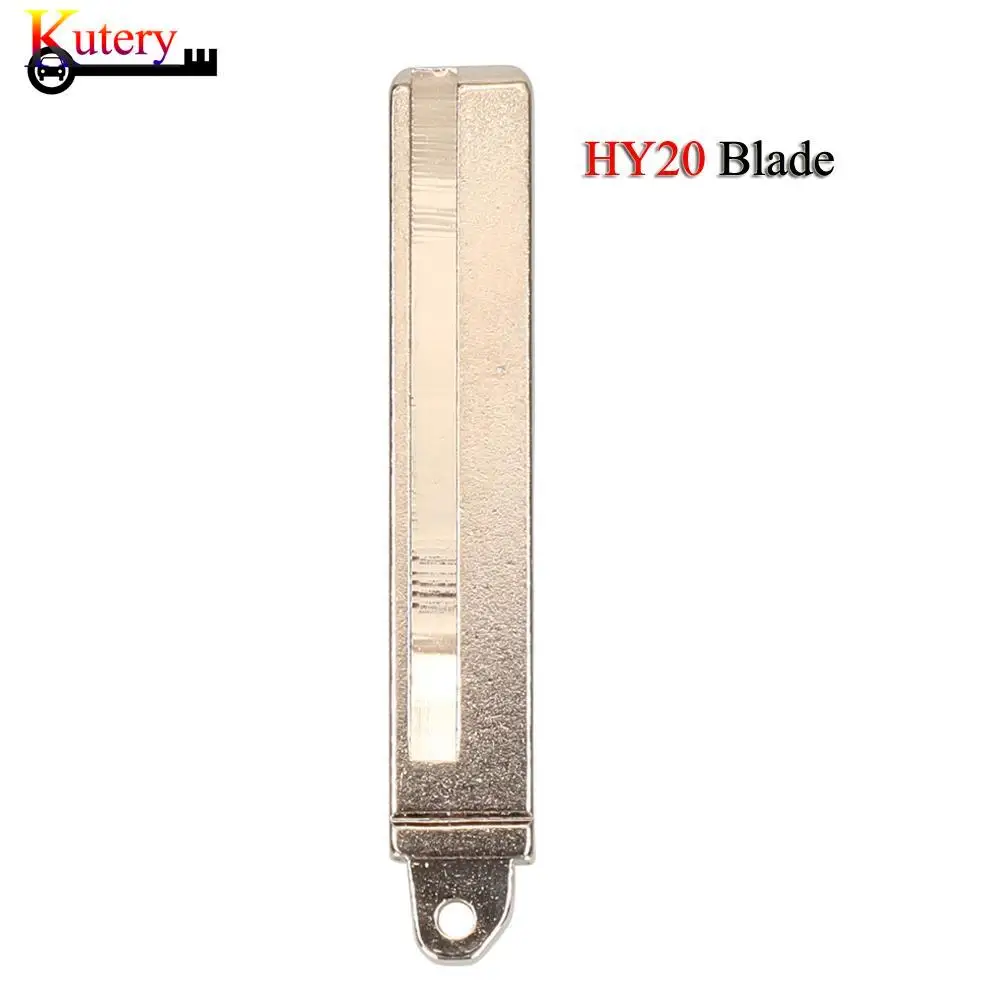 jingyuqin 30PCS/Lot Remote Car Key Blade For Hyundai Tucson Sonata Elantra Mistra Solaris Accent Creta Verna Horizontal Blank