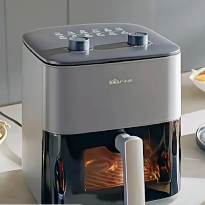 

Air fryer visual multifunctional 6.2L large capacity electric fryer oven French fries integrated new household