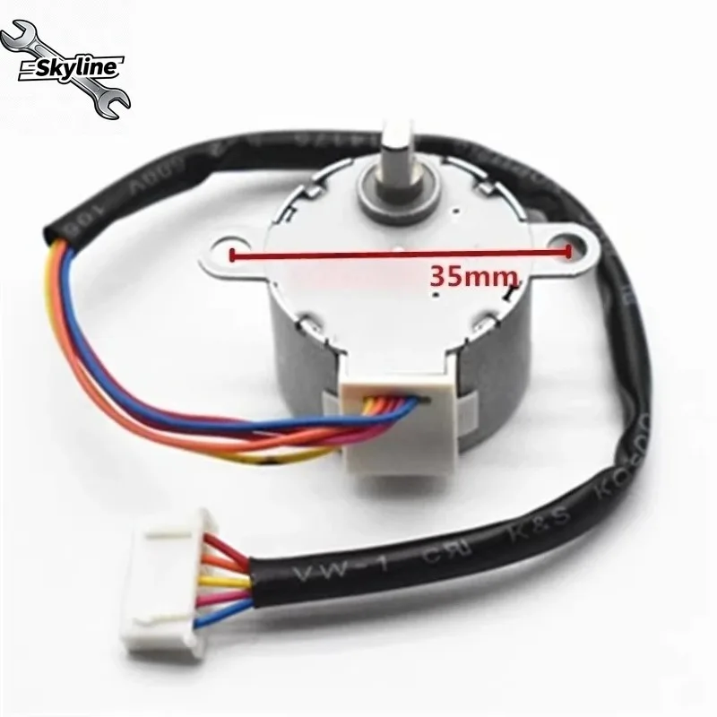 1pcs 28BYJ48 Applicable To AUX 2P Air Conditioner Synchronous Air Guide Motor 12VDC Pendulum Stepping Motor