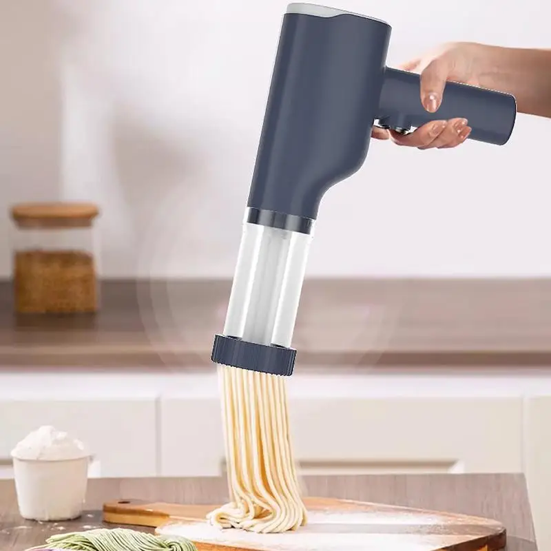 Electric Pasta Maker Machine Wireless Hand Operated Pasta Maker Cordless Automatic Pasta Noodle Maker for Home Kitchen Gadget