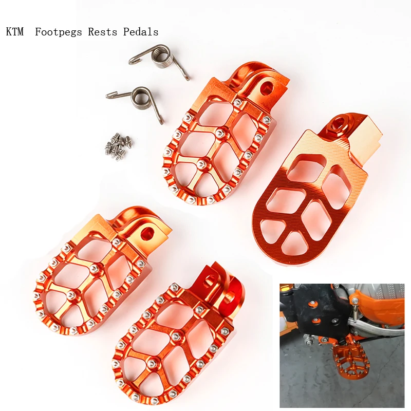 For KTM 690 950 990 1050 1090 1190 1290 50 65 85 125 250 SX 50SX 125SX 250SX 85SX Motorcycle Accessories Footpegs Rests Pedals