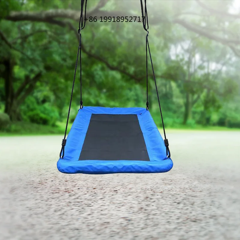 Outdoor Furnitures Garden Patio Balcony Camping Tourist Rectangular Canvas Swing Courtyard Leisure Comfy Large Hammock Swing