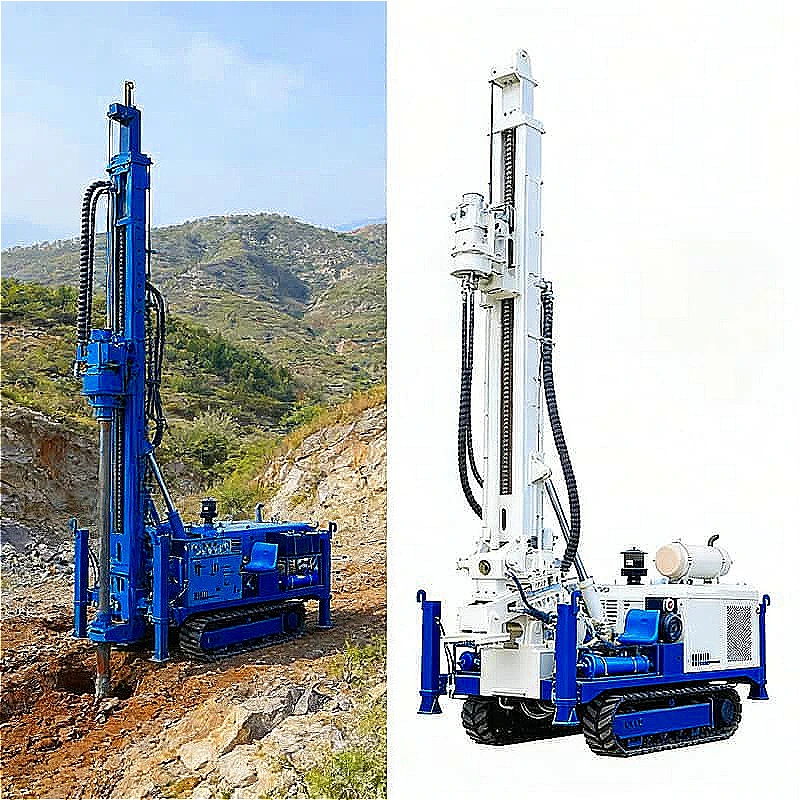 Customized Full Hydraulic Core Drilling Rig 600m 800m 1000m Geological Core Drill Rig Engine  High Quality High Efficiency Sale