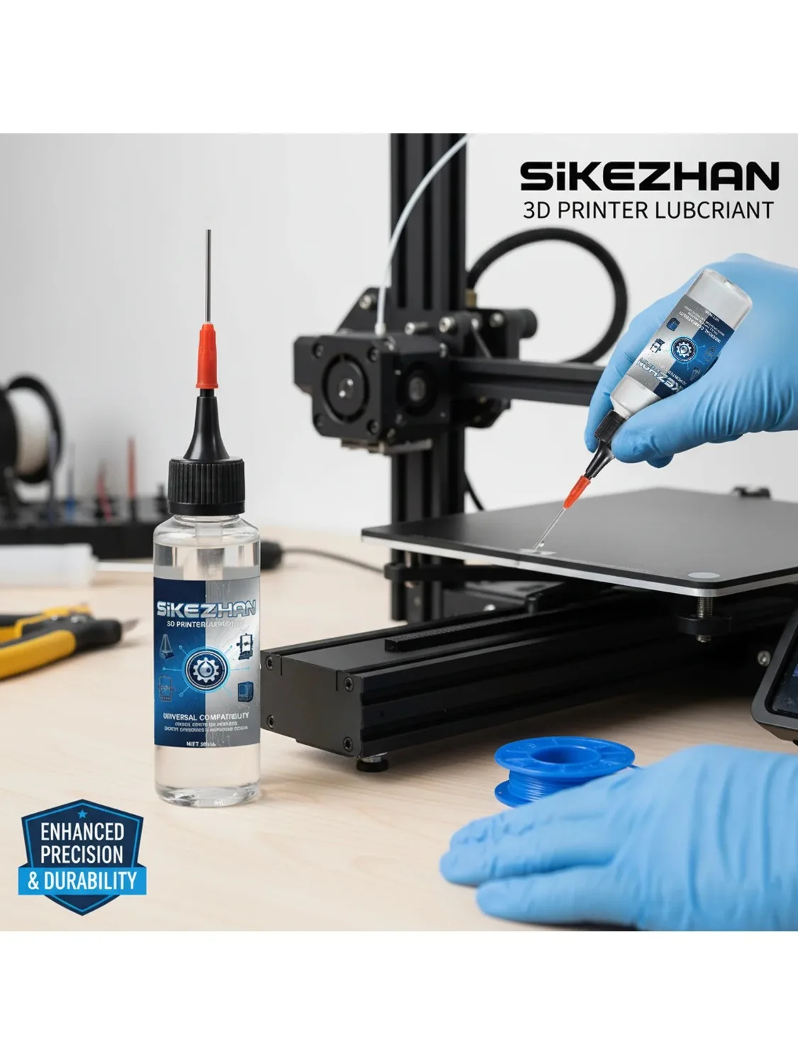 3D Printer Gear Rail Smeermiddel Vet voor Bambu Lab X1C P1S P1P A1 Mini Creality K1 Max Onderhoud Olie Accessoires - afbeelding 2
