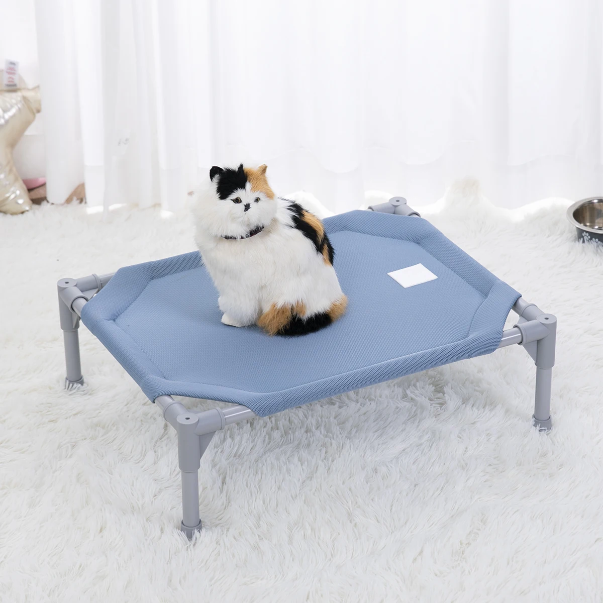 Summer Cooling Elevated Pet Bed Breathable Raised Pet Bed Outdoor Dog Bed