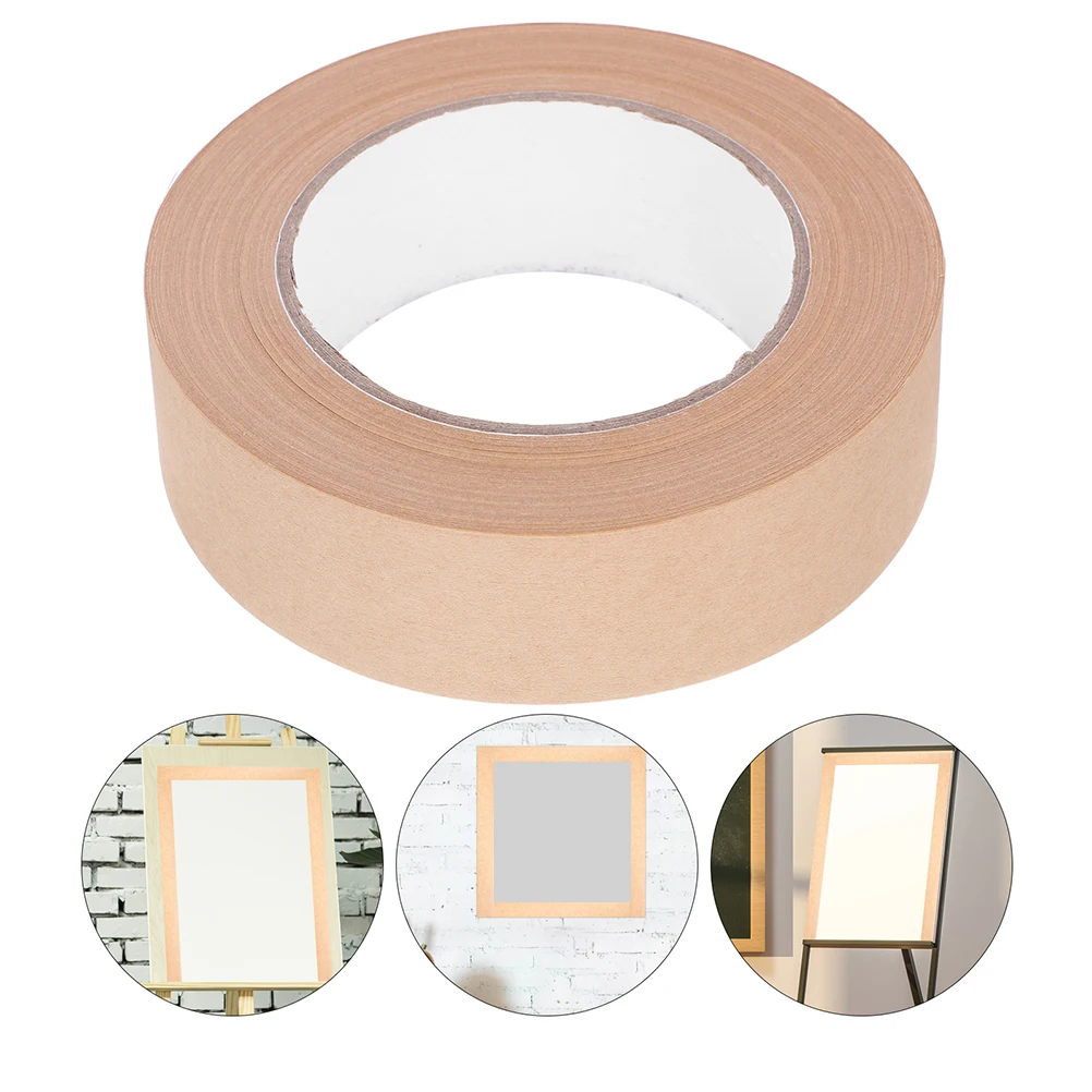 

2 Rolls Watercolor Painting Tape Packing Picture for Framing Paper Frames Seamless Tapes