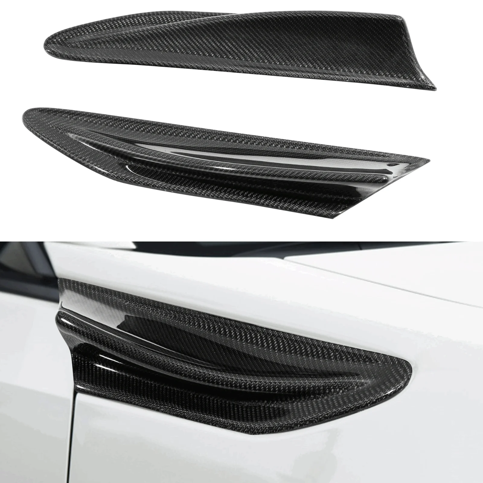 Fits Scion FRS/Subaru BRZ/Toyota 86 2013-2020 Side Fender Vent Cover Carbon Fiber