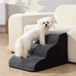 60 *33*30cm Pet Dog Ladder 3 Steps Stairs for Sofa Bed Cat Dog Stairs Ramp Washable Pet Supplies Puppy Ramp 5 Colors