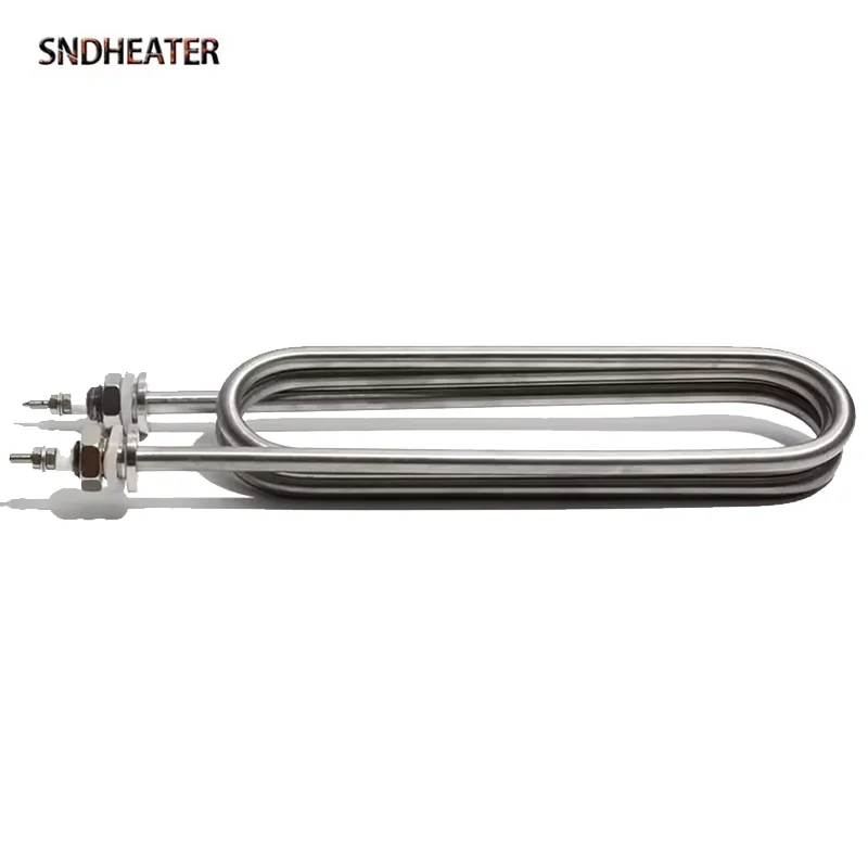SNDHEATER 230 فولت 1800 واط U شكل عنصر تسخين المياه M14 موضوع بيند سخان أنبوبي 304 الفولاذ المقاوم للصدأ 240 مللي متر طول للتبخير