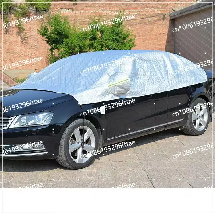 Car Snow Shade, Sunshade, Car Cover, Front Windshield, Snow Protection, Sunscreen, Winter Antifreeze Half Cover