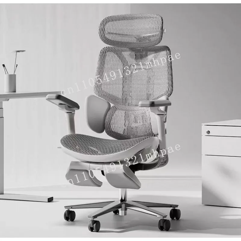 

X7 with fully automatic waist tracking 4D headrest 720 adjustable armrest swivel grey smart ergonomic office chair