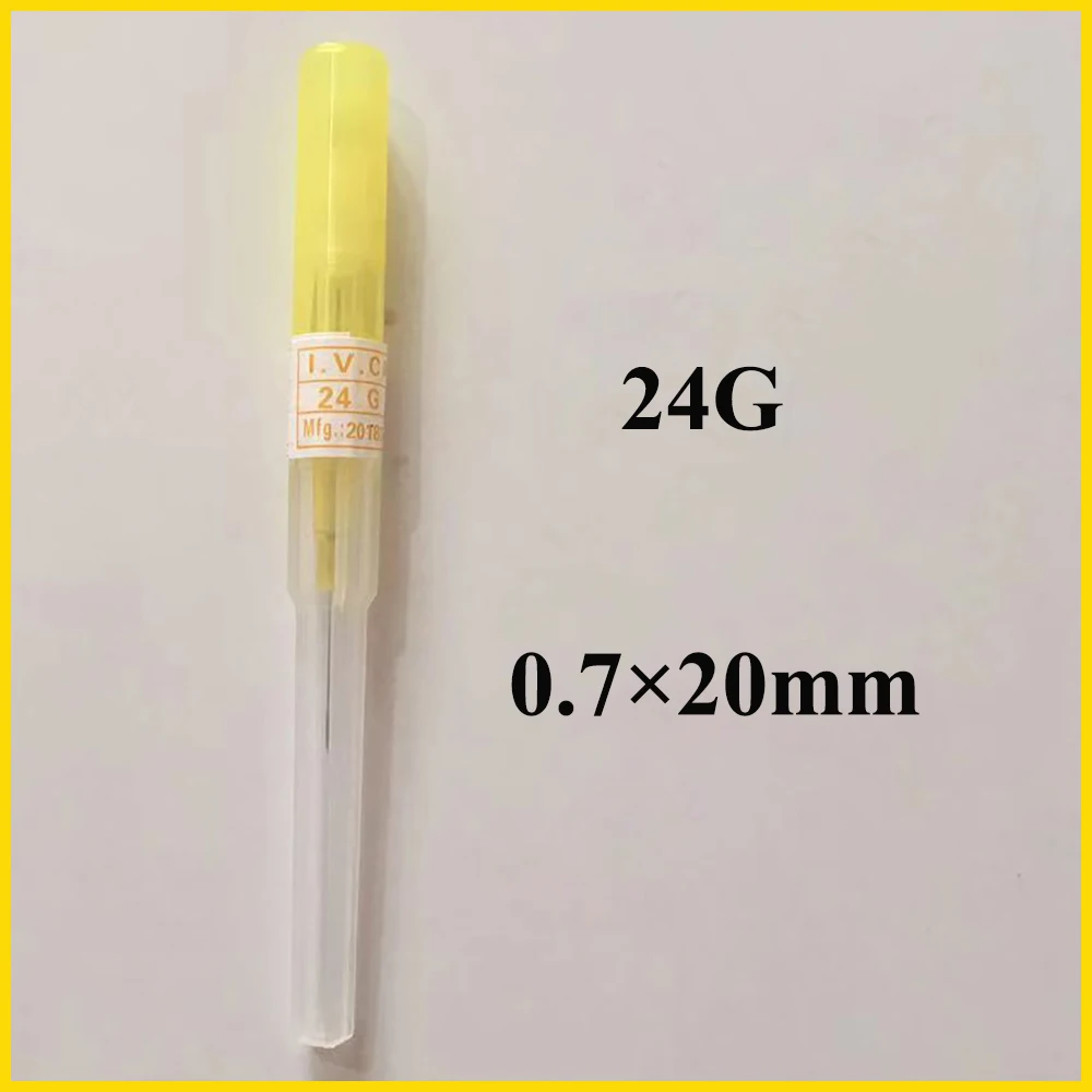 10Pcs Professional Disposable Pet Animal Pen-type Vein Indwelling Needle Infusion Cat Dog Tools 18G/20G/24G/26G Clinic Supplies