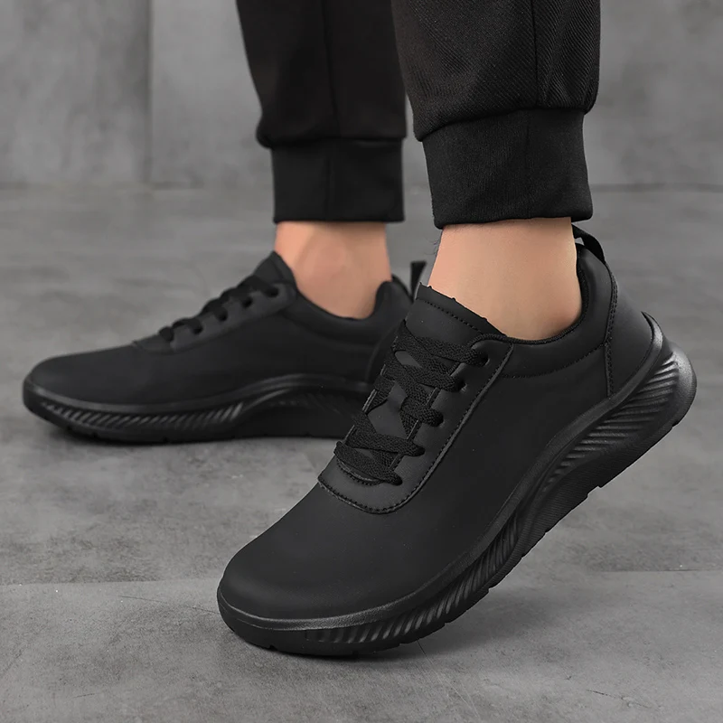 Men's Comfortable Wide-Fit Low-Top Casual Shoes Fall New Style Simple Design Export Men's Footwear