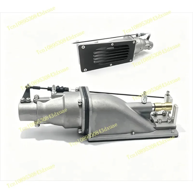 Full Aluminum Alloy 35mm Metal Pump Jet Thruster Water Jet Ejector Spray Propulsion Pump for RC Model Boat Ship