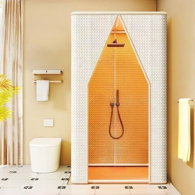 

Winter Warm Shower Room Indoor Rectangle Waterproof Relaxed Single Thickened Shower Rooms Household Bathroom Accessories