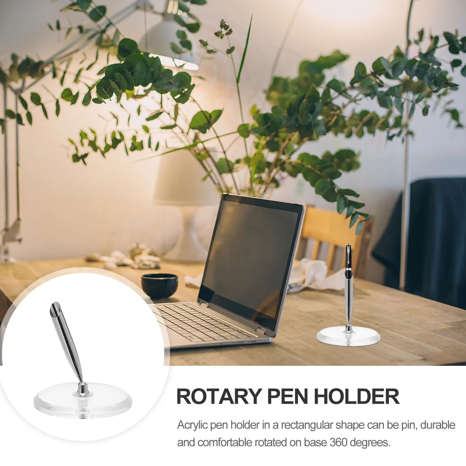 

Acrylic Crystal Signing Pen Base Round Pen Holder Perfect Wedding Guest Book Signing Accessory Engagement Reception