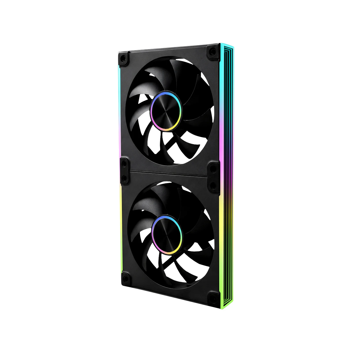 ICE Whale WG-120/240/360 PC Case Fan 3PIN ARGB Motherboard Sync Combination Structure Cold Exhaust PWM Cooling Fan Ventilador