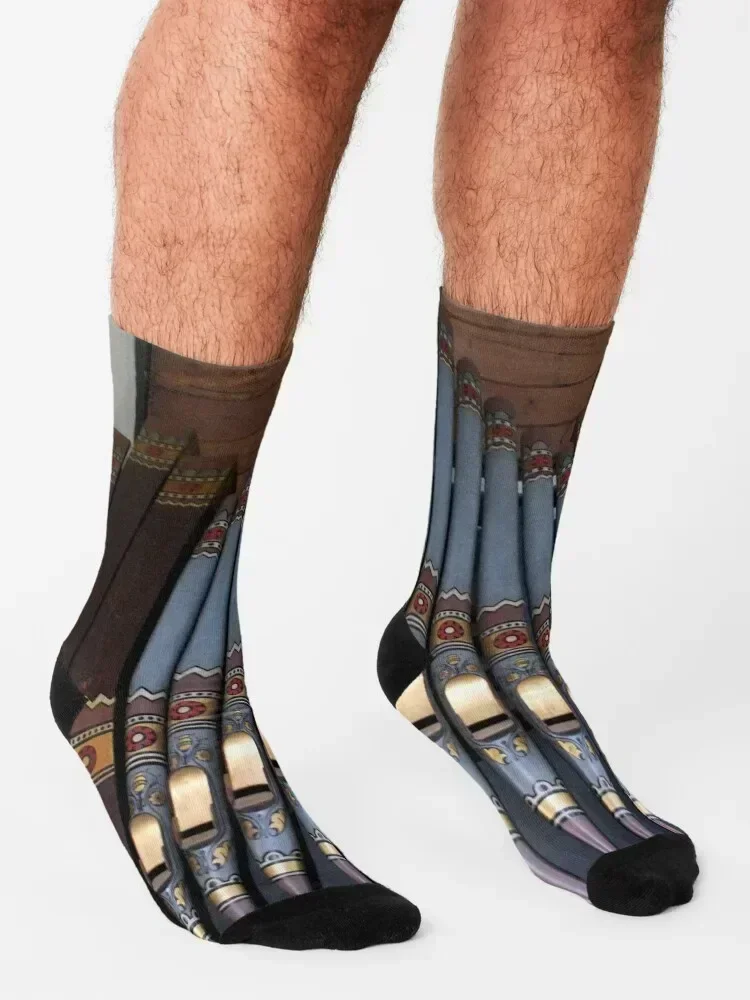 Church Organ Socks funny gifts Run happy gym Designer Man Socks Women's