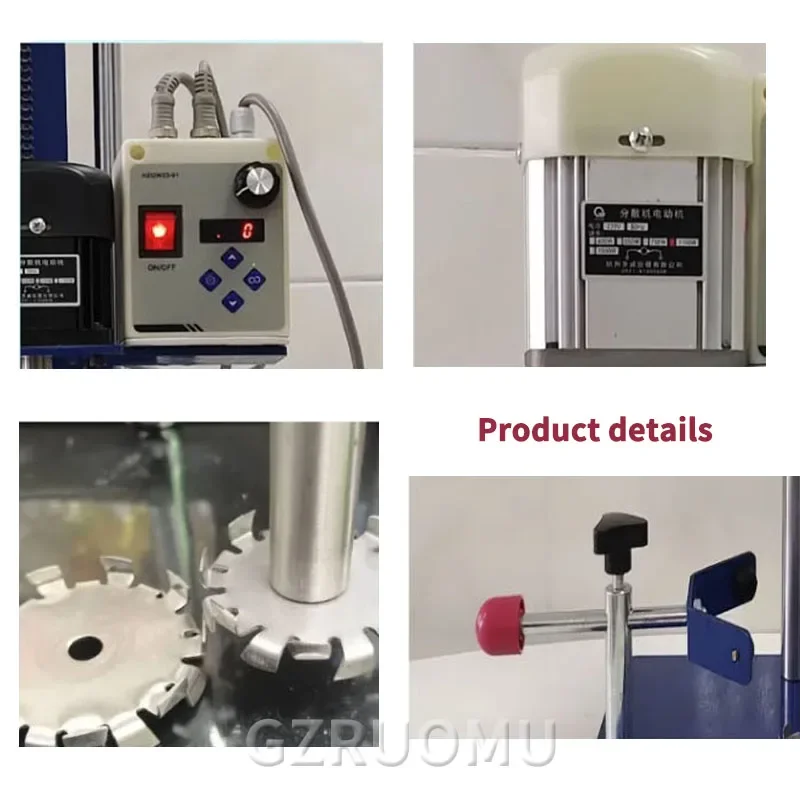 Automatic High Speed Dispersion Machine 1-8KG 220V 50Hz Paint Mixing Machine 0-6000 R/Min For Paint