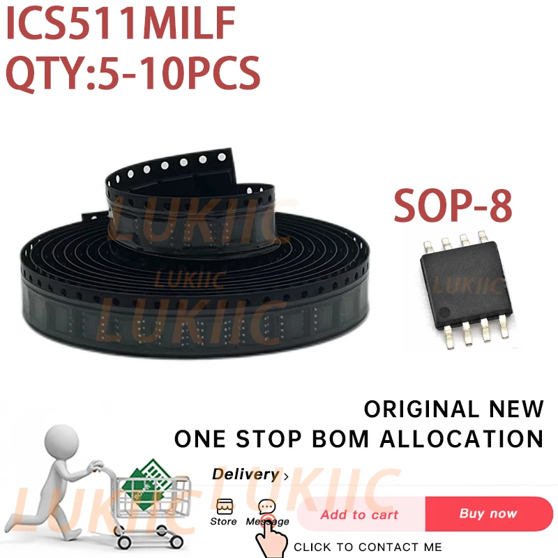 

(5-10 шт.) 100% новый набор микросхем ICS511MILF ICS511MI ICS511M ICS511 SOP-8