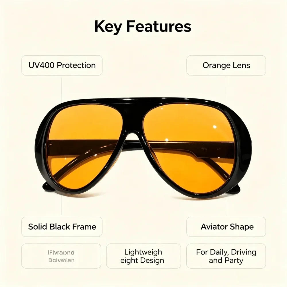 Assorted Oversized Sunglasses Set — product information 5