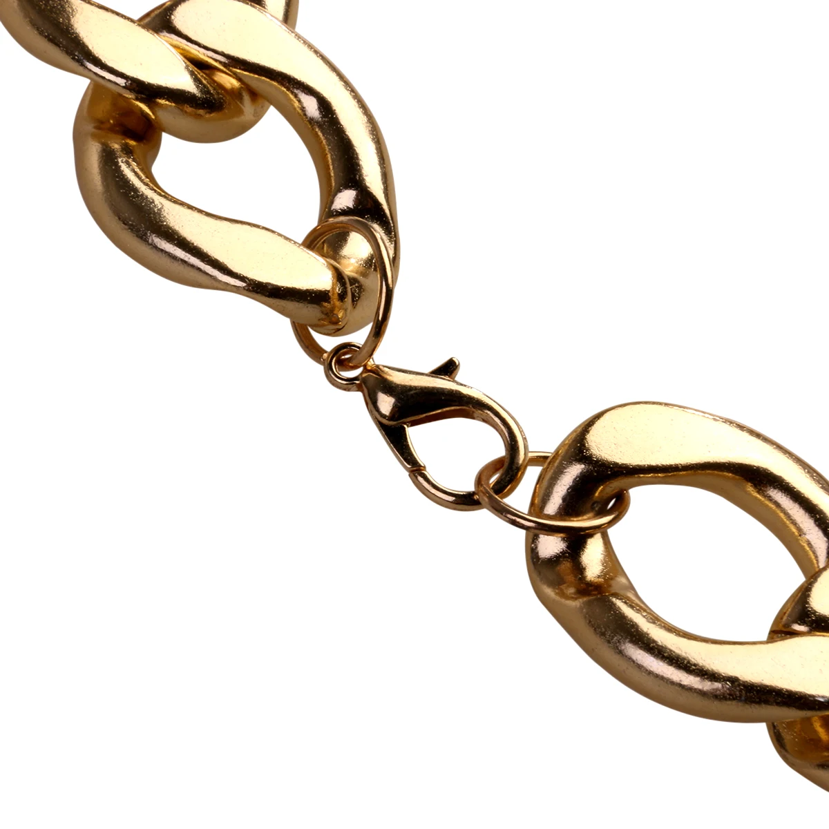 

60cm Stylish Necklace 2.5cm Wide Gothic Chunky Chain for Men Women Jewelry Decoration
