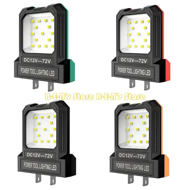 Y1AD Cordless LED Work Light Light Weight LED Lighting Tool With 550LM Output For 12-72V Power Tool Battery