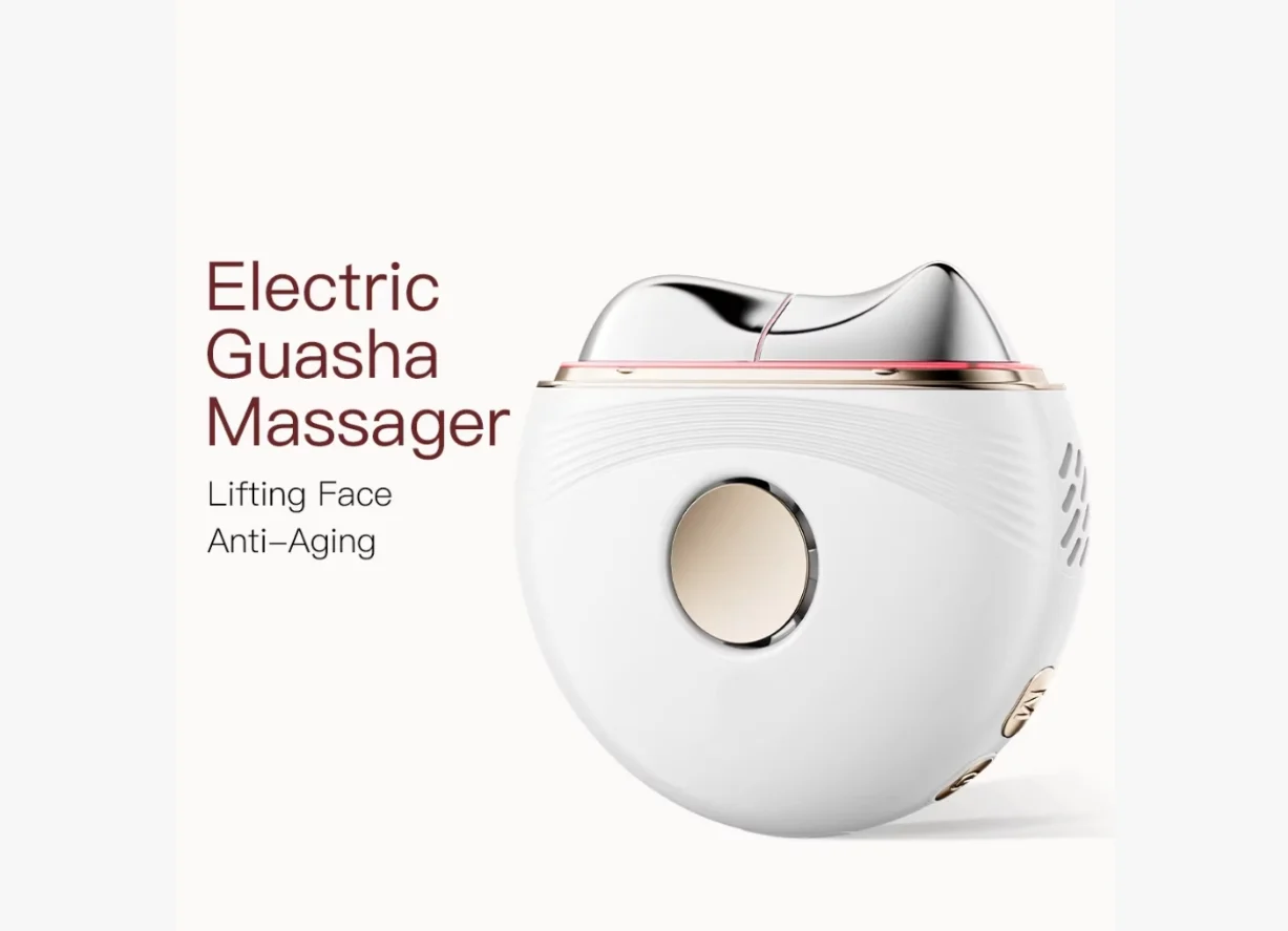 Masseur électrique Guasha EMS Lifting du visage supprimer l'œdème raffermissant la peau Clod chaleur corps grattage thérapie soins de la peau dispositif de beauté