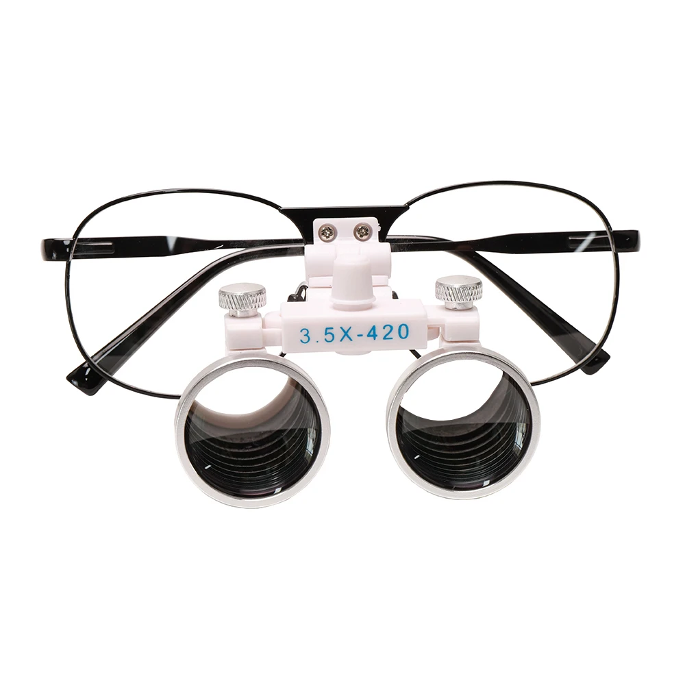 2.5X 3.5X Dental Loupes Surgical Binoculars Dental Magnifying Glasses Metal Frame Surgical Loupes