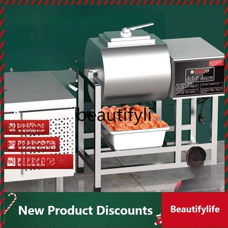 Z189 Commercial Meat Marinating Machine Vacuum Mixer Tumble Roaster Chicken Meat Mixer Coating Machine Burger Machine
