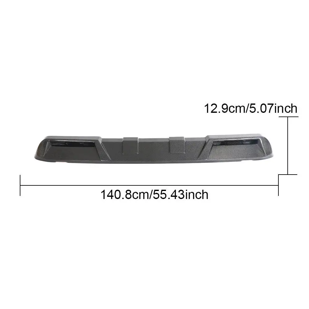 OEM ODM High Quality Bronco  Carbon Fiber Rear Roof Spoiler for Ford Bronco 2021-2023