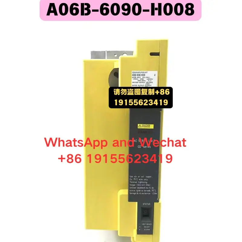 Brand new original A06B-6090-H008 Driver Functional test OK Fast delivery