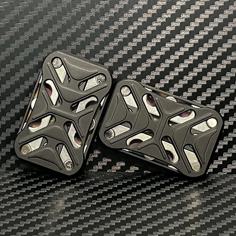 Unlimited Pushing Slider stainless steel EDC Fidget Slider Fidget Toys Anti Stress ADHD Tool Haptic Slider Fidget Spinner Toys