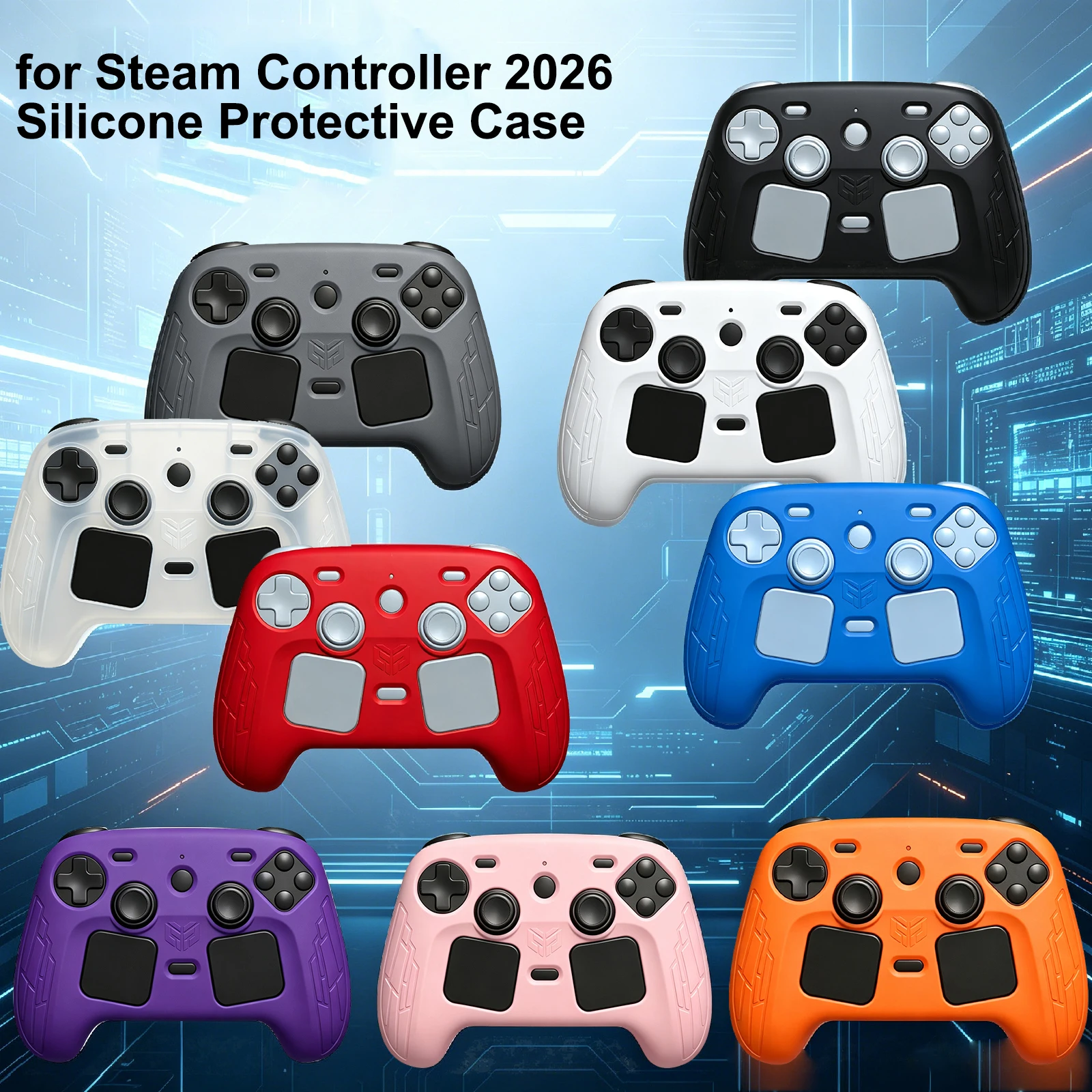 Silicone Protective Case For Steam Controller 2 2026 Cover Shockproof Dustproof Anti Slip Grip Precision Cutout For Charging