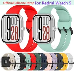 Official Silicone Strap for Redmi Watch 5 Replacement for Redmi Watch 4 Bracelet for Redmi Watch5 Mi Band9 Pro 8Pro Accessorie