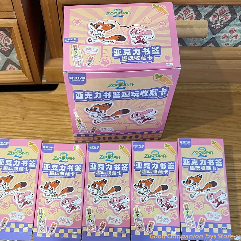 

Подлинная акриловая закладка Zootopia 2, забавная игровая коллекционная карта, закладка для фильма, слепая коробка, коллекция анимационных периферийных устройств, подарок
