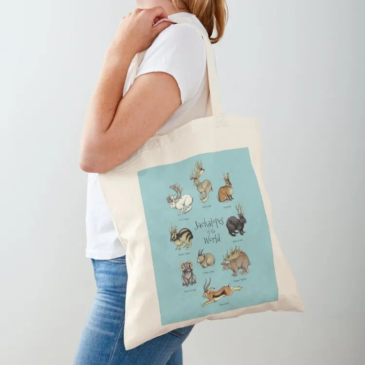 

Jackalopes of the World Tote Bag shoping bag Shopper bag Shopper handbag hand ladies
