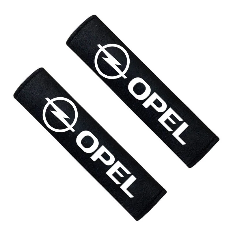 Car Seat Belt Shoulder Protector Cover Auto Emblem Style Accessory For Opel Corsa D Astra Insignia Mokka Adam Combo OPC Vauxhall - view 3