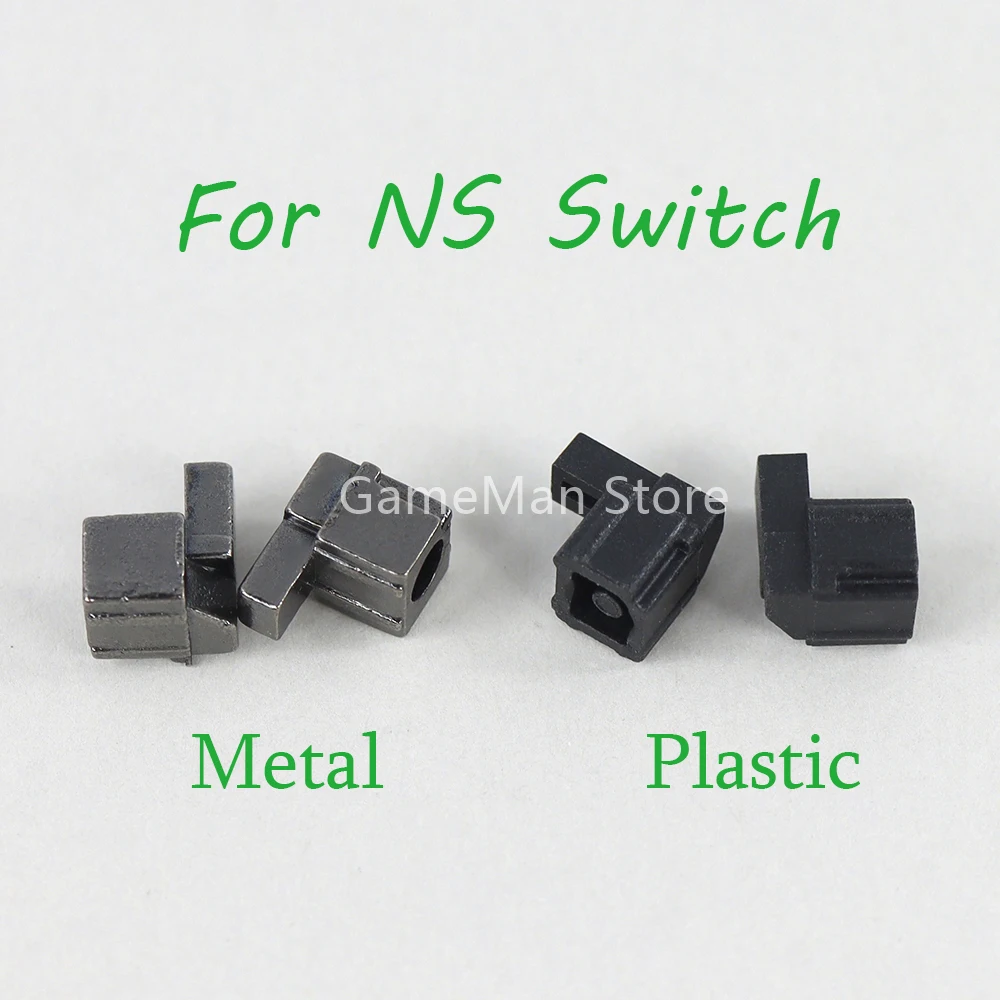 2ชิ้น = ชุดพลาสติก/โลหะ1ชุดล็อคหัวเข็มขัดด้านซ้ายขวาสำหรับ Nintendo SWITCH อะไหล่ซ่อมตัวควบคุม Joy-CON