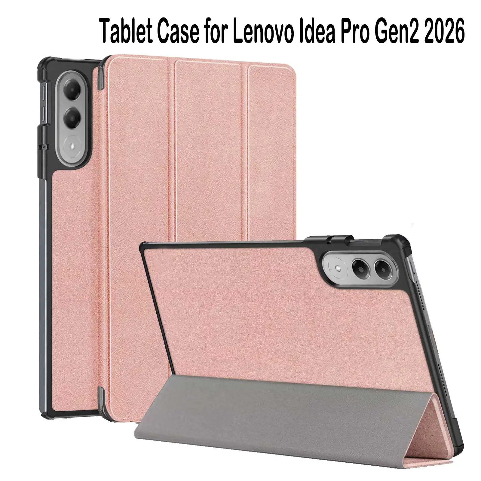 Tablet Case for Lenovo Idea Tab Pro Gen2 2026 13inch Protective Cover Kickstand Function PU Leather Material