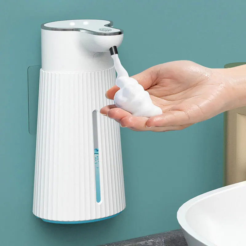 

400ml household smart bubble soap dispenser bathroom accessories auto sensing foam mobile phone electric hand sanitizer