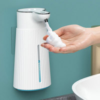 400ml household smart bubble soap dispenser bathroom accessories auto sensing foam mobile phone electric hand sanitizer
