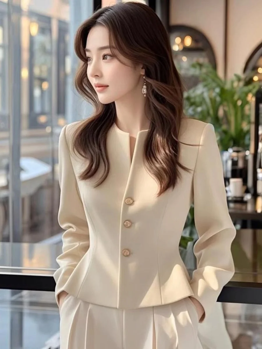 

Tweed Jacket Bomber Womens Winter Dual-Wearing Constructed Advanced Deerskin Protective Weatherproof Warming Heating Moisture OL