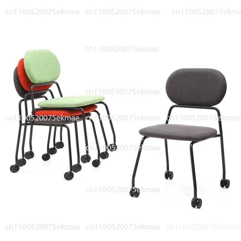 Rolling Movable Office Chair Universal Wheel Computer Conference Negotiation Training Seat