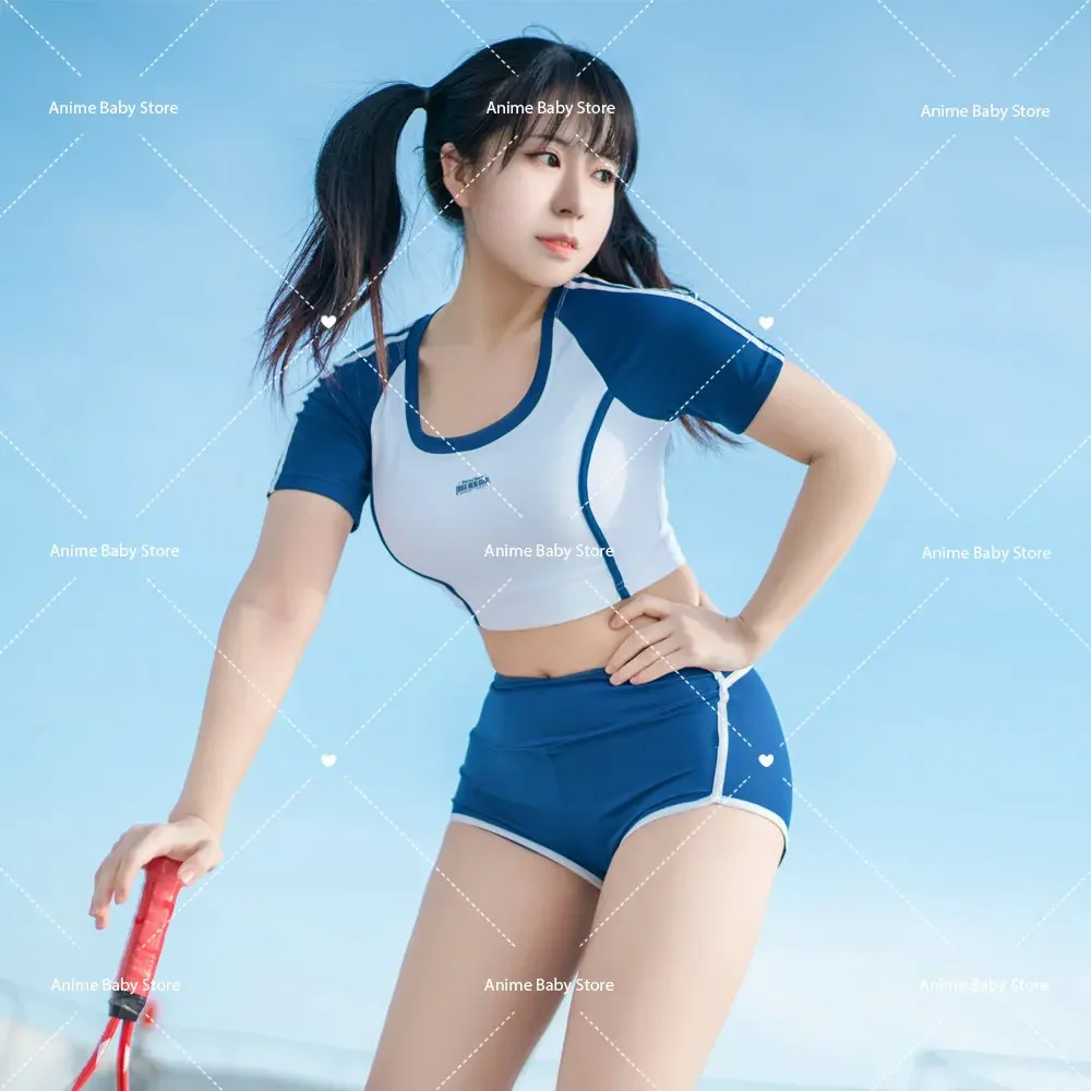 Leotards Japanese High School Student Gymnastics Suit Dirty Tech Cosplay Sportswear Gym Clothes Sexy Girl Uniform Sport Swimsuit