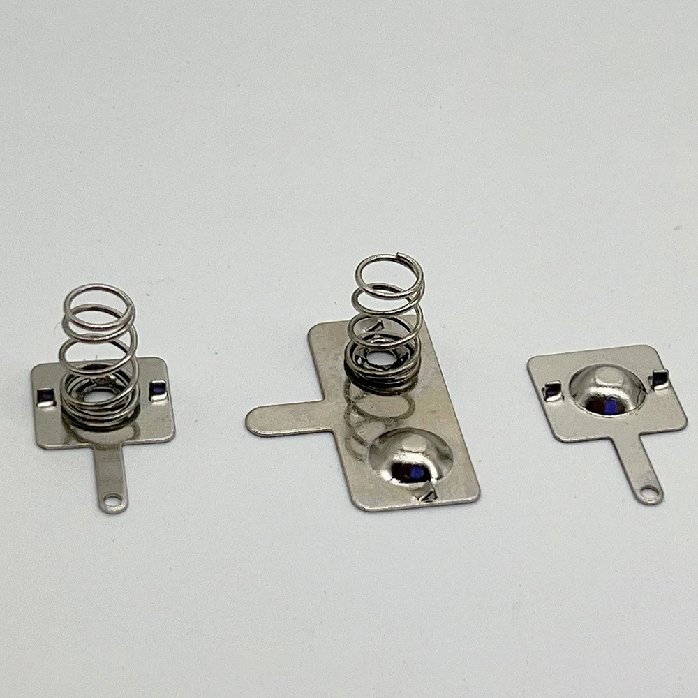 20er-Set AAA-Batterie-Federkontaktklemmen, positiv-negativ, PCB-Montage, Batterie-Federclip, Batteriehalter, Metallkontaktplatte – Detail 4
