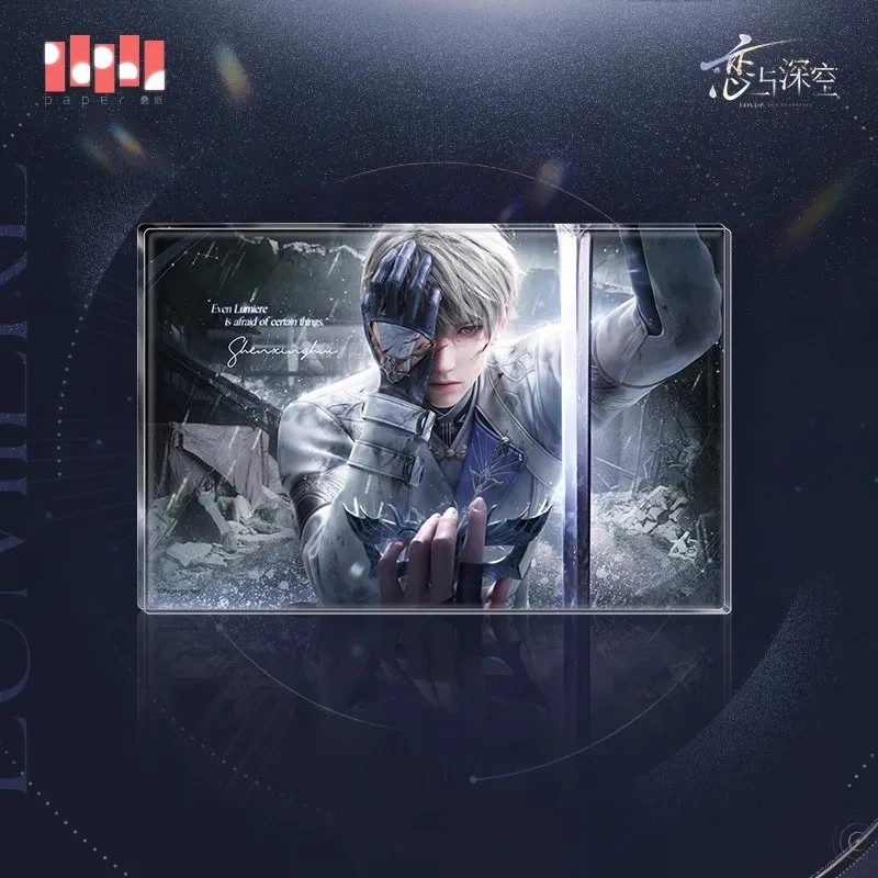 [Official Merchandise] Love and Deepspace Shimmering Moonlight Xavier Lumiere Scarf Hair Band Ornament Acrylic Stand Badge Card