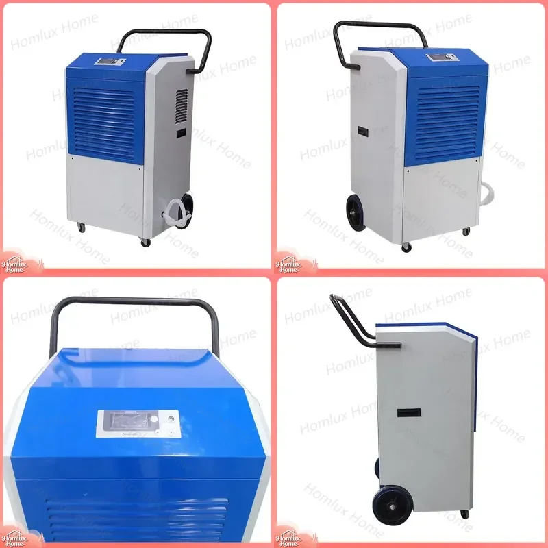 130L D Portable Greenhouse Dehumidifier Car Dehumidifier for Indoor Basement Garage Grow Tent High Capacity Moisture