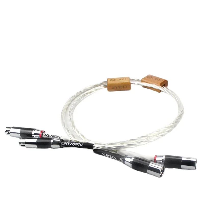 

Hi-End Audio Video Cable With Carbon Fiber XLR Plug Balanced Female To Male HIFI Cable